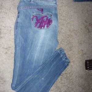 Apple Bottom Jeans Plus Purple 15/16 Acid Wash